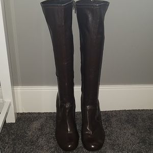 tall chocolate brown Jessica Simpson boot